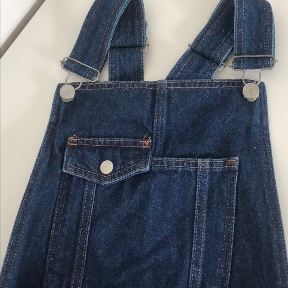 TopShop Moto denim overalls